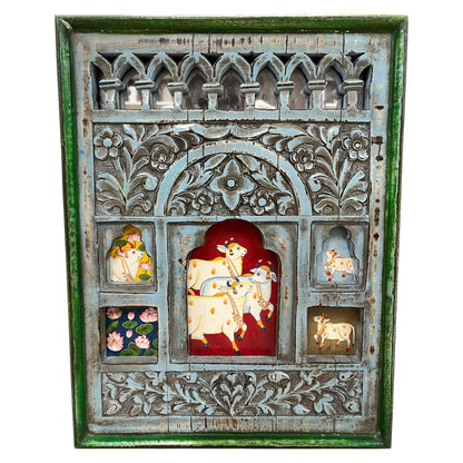 Nandi Wall Frame Blue