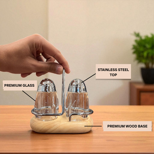 Woody Salt and Pepper Set