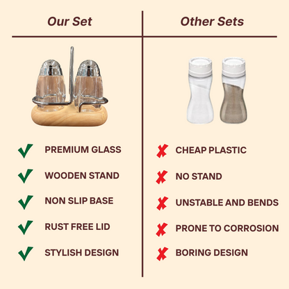 Woody Salt and Pepper Set