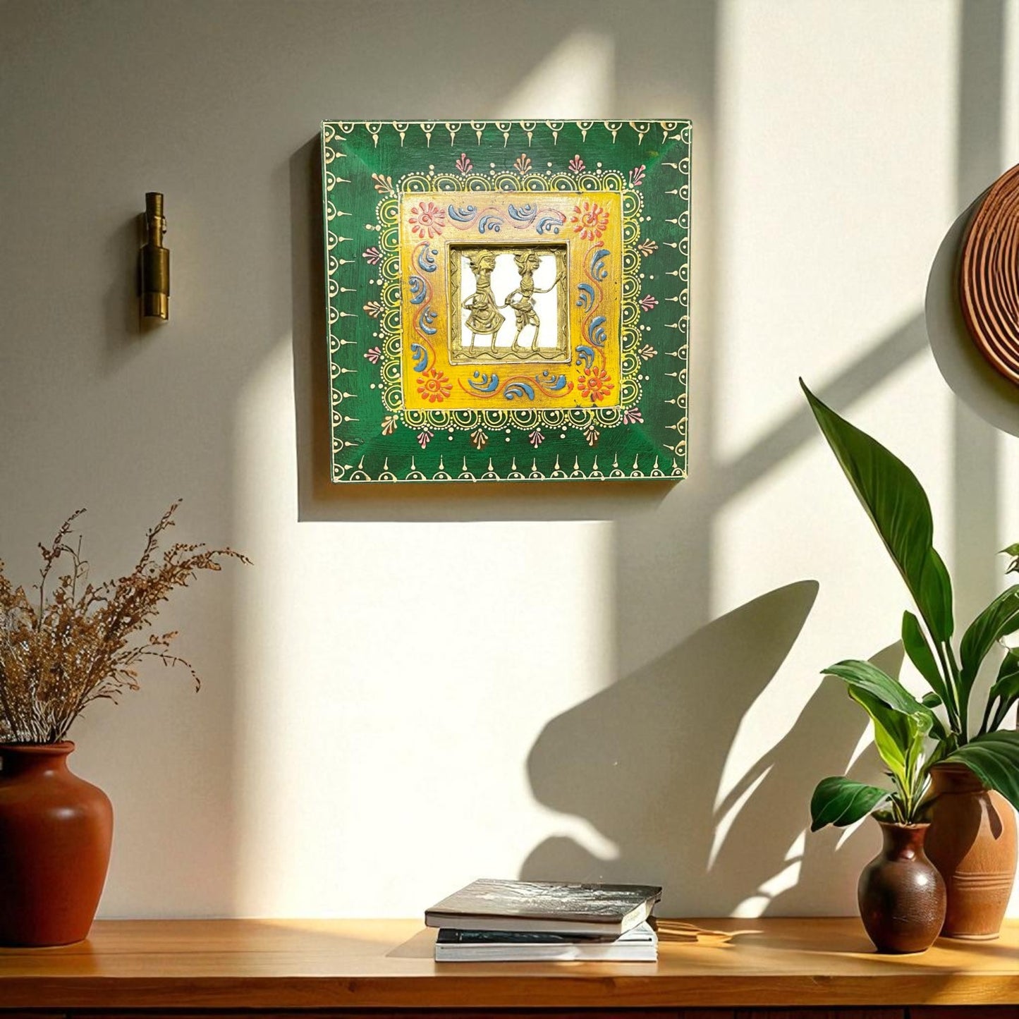 Tribal Wall Art - Green