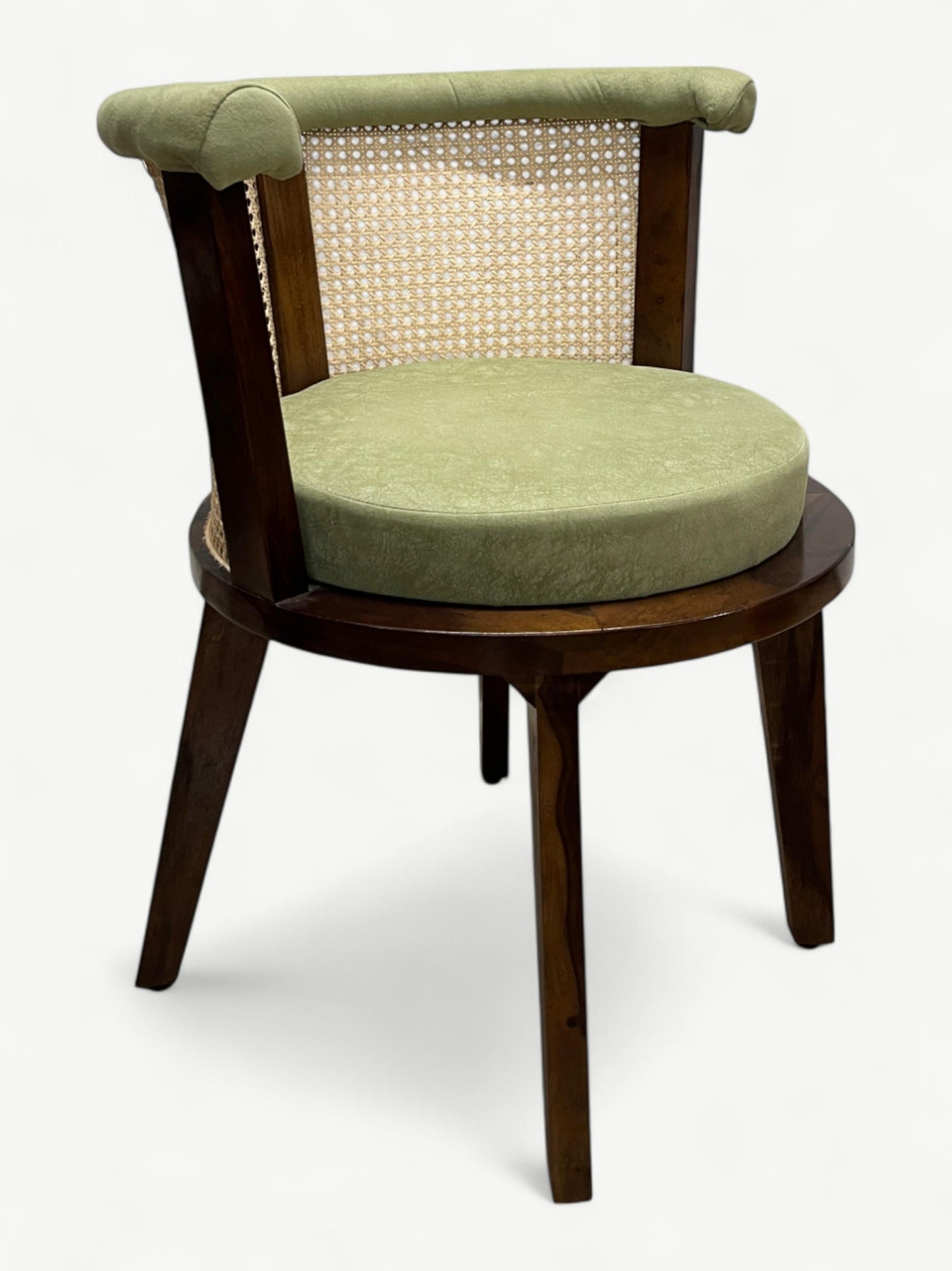 Pista Green Rattan Chair