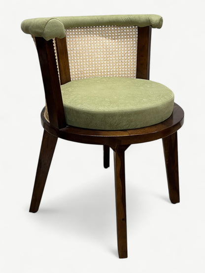 Pista Green Rattan Chair