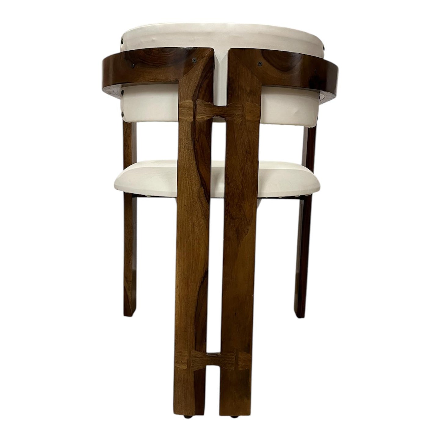 White Curved Chair