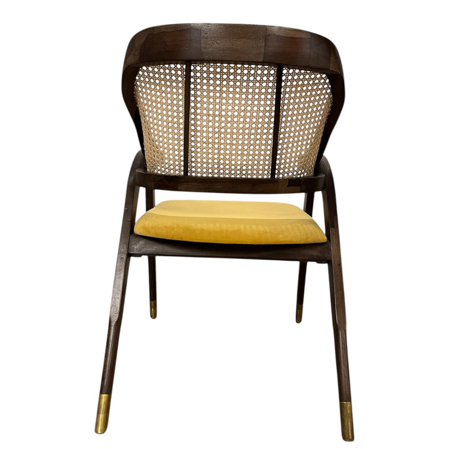 Yellow Rattan Chair