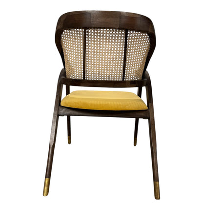 Yellow Rattan Chair