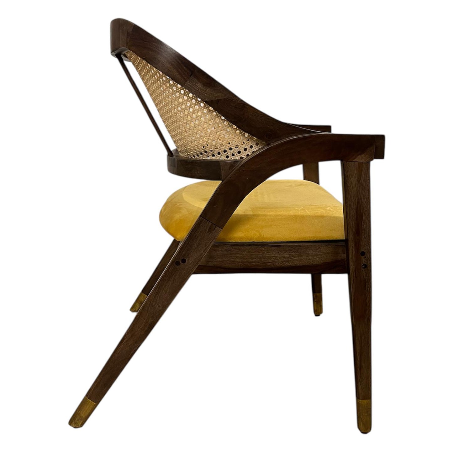 Yellow Rattan Chair