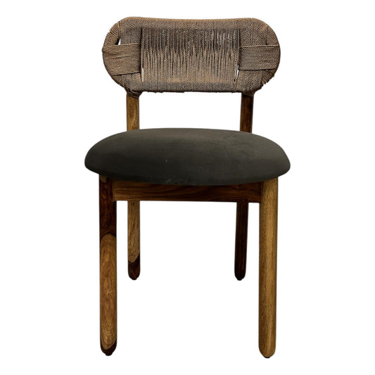 Grey Rope Chair