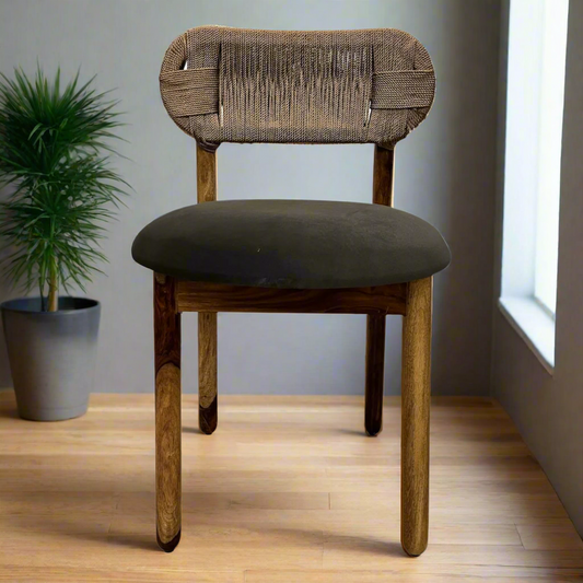 Grey Rope Chair