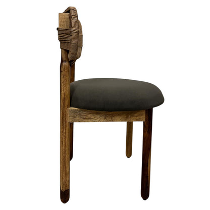 Grey Rope Chair