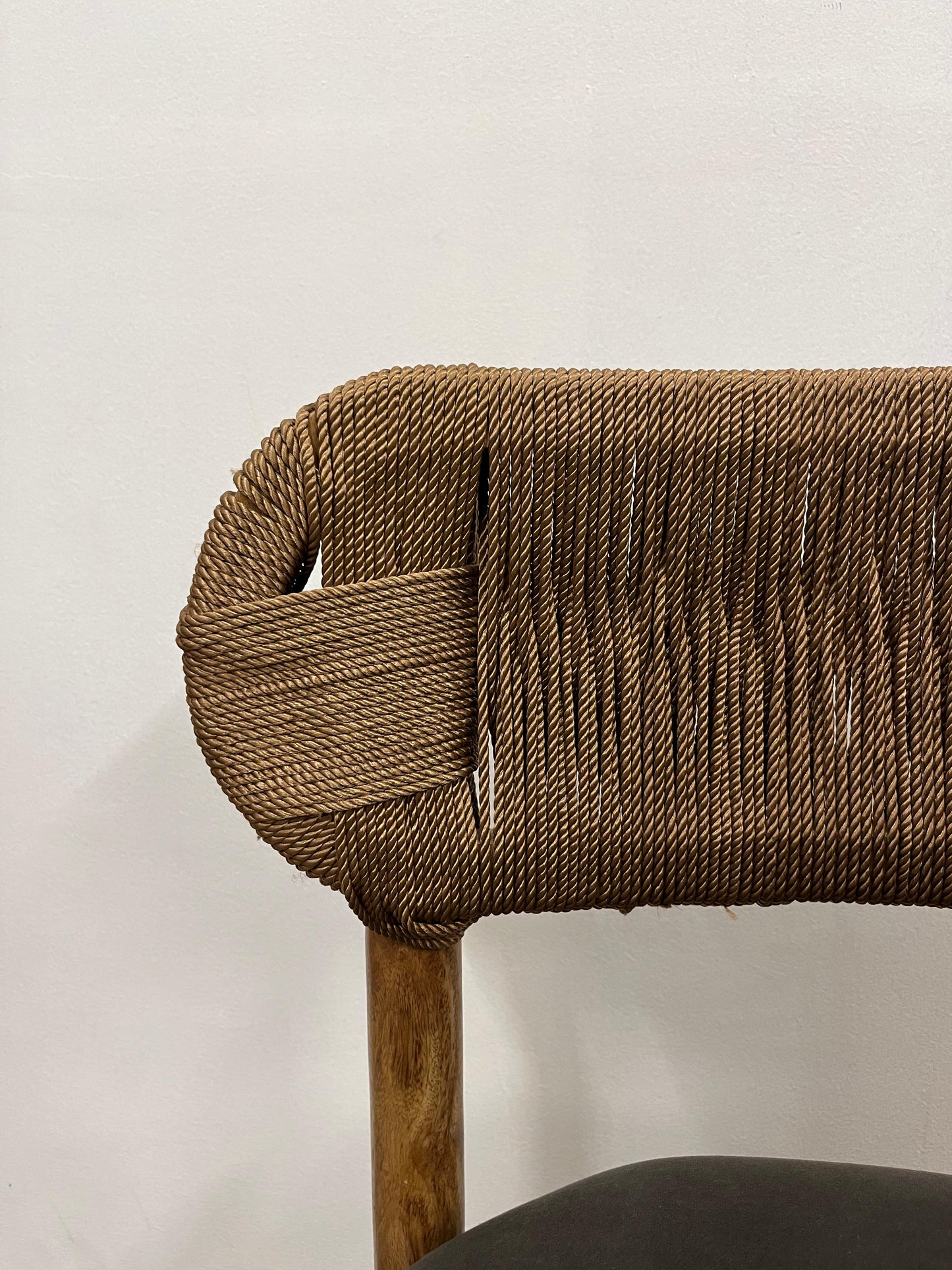 Grey Rope Chair
