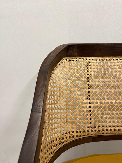 Yellow Rattan Chair