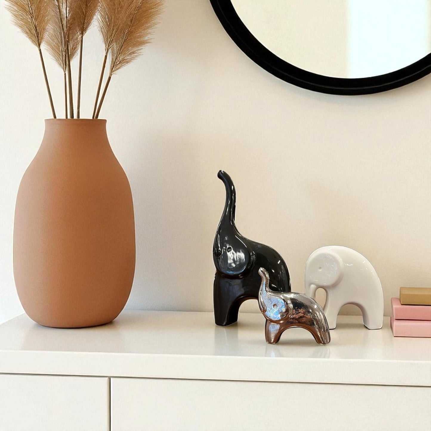 Modern Elephant Decor Set