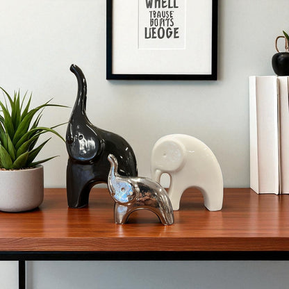 Modern Elephant Decor Set