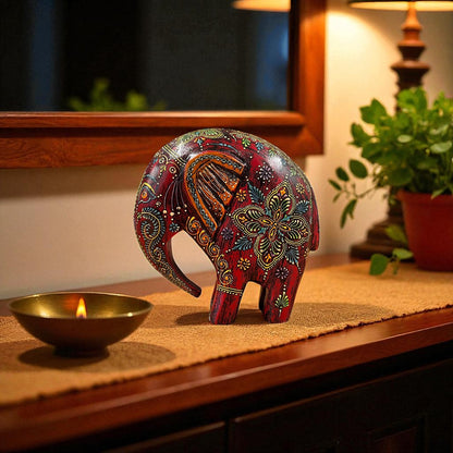 Swayed Elephant - Red