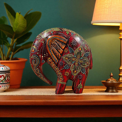 Swayed Elephant - Red
