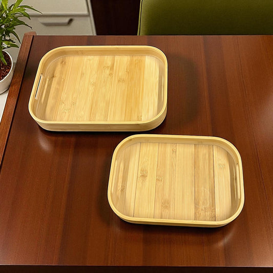Bamboo Tray Set
