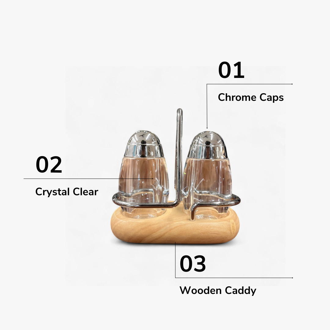 Woody Salt and Pepper Set