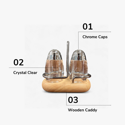 Woody Salt and Pepper Set