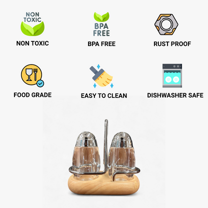 Woody Salt and Pepper Set