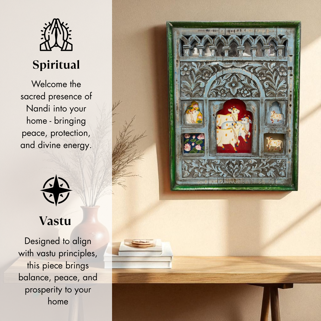 Nandi Wall Frame Blue