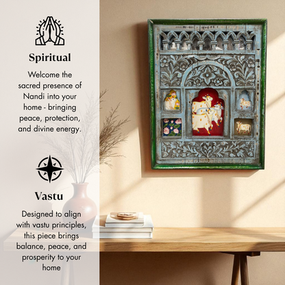 Nandi Wall Frame Blue