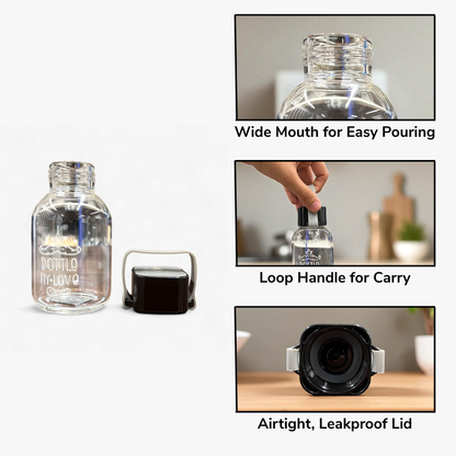 Glass Bottles with Handle