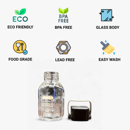 Glass Bottles with Handle