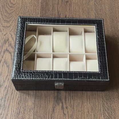 Leather Watch Box - 10 Slots