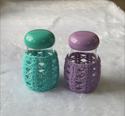 Crochet Glass Jar