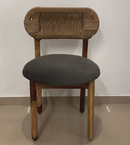 Grey Rope Chair