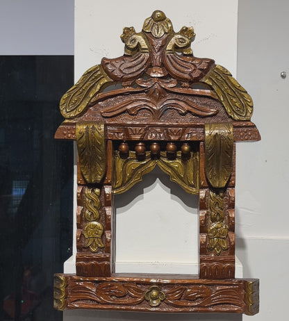 Handcrafted Jharokha Frame - Elephant