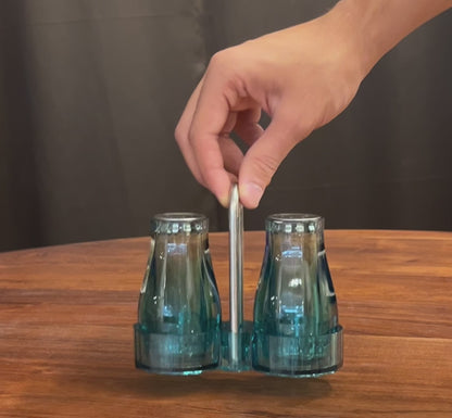 Green Salt and Pepper Shaker