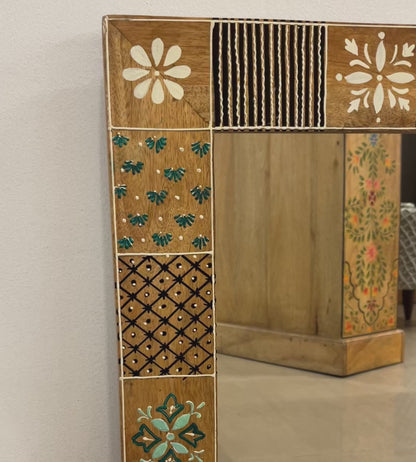 Aakar Hand Painted Mirror