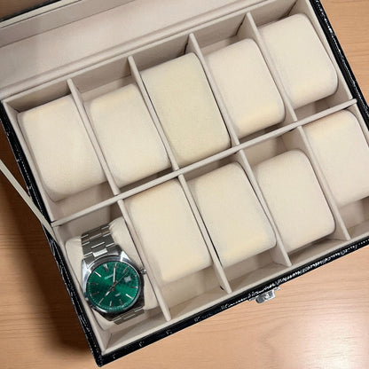 Faux Leather Watch Box - 12