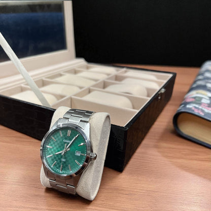 Faux Leather Watch Box - 12