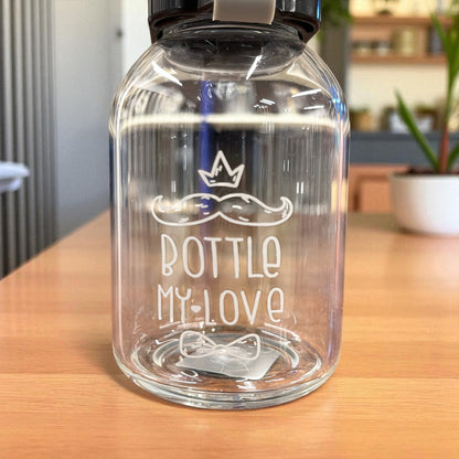 Glass Bottles with Handle