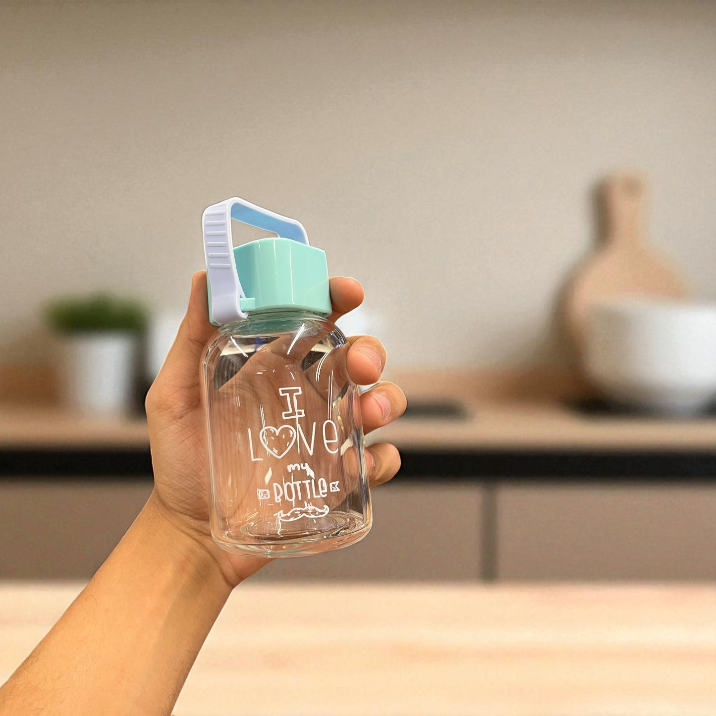 Glass Bottles with Handle